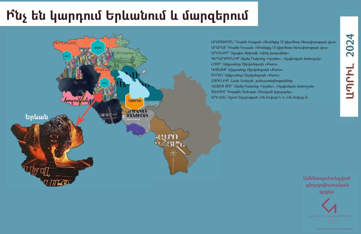 Հայաստանի գրքային քարտեզ | ապրիլ