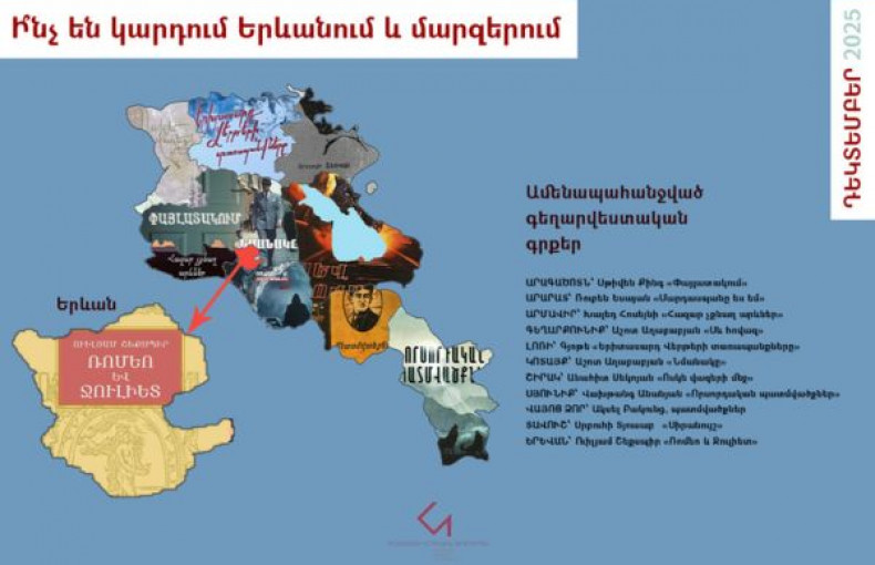 Հայաստանի գրքային քարտեզ | Դեկտեմբեր