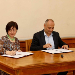 Подписание Меморандума о взаимопонимании между Национальной библиотекой Армении и Национальной филармонией Армении