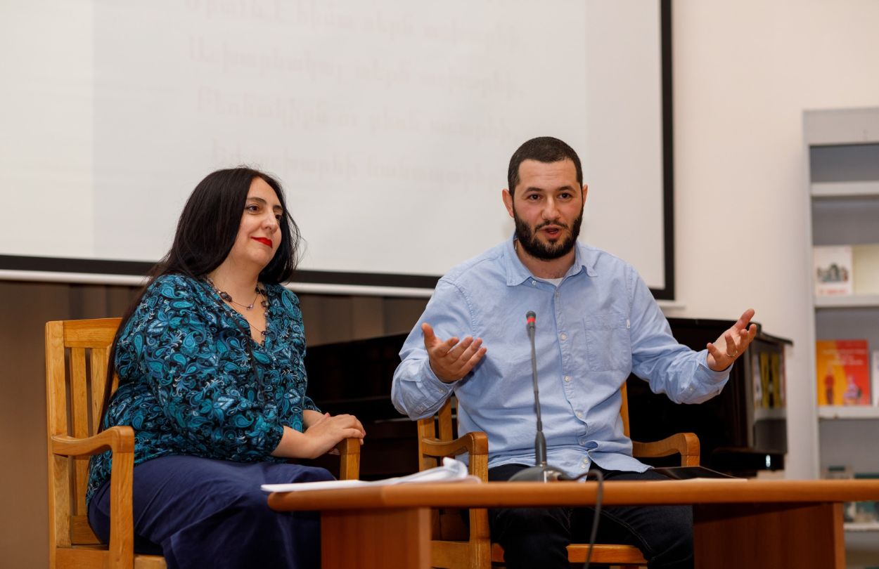 Национальная библиотека Армении приняла современных армянских авторов