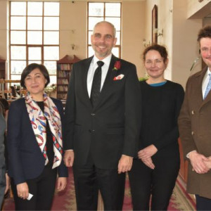 Չեխիայի դեսպանը՝ Հայաստանի ազգային գրադարանում