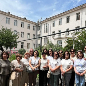 A group of employees of Vanadzor libraries were on a familiarization visit to the National Library of Armenia