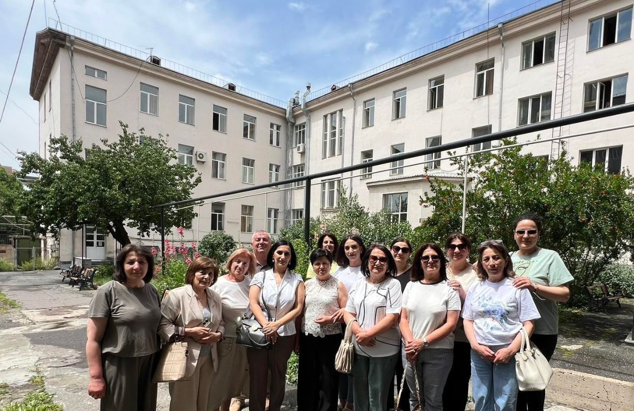 Группа сотрудников библиотек Ванадзора посетила с ознакомительным визитом Национальную библиотеку Армении