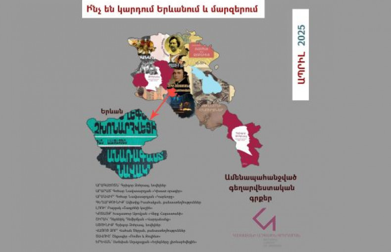 Հայաստանի գրքային քարտեզ | Ապրիլ